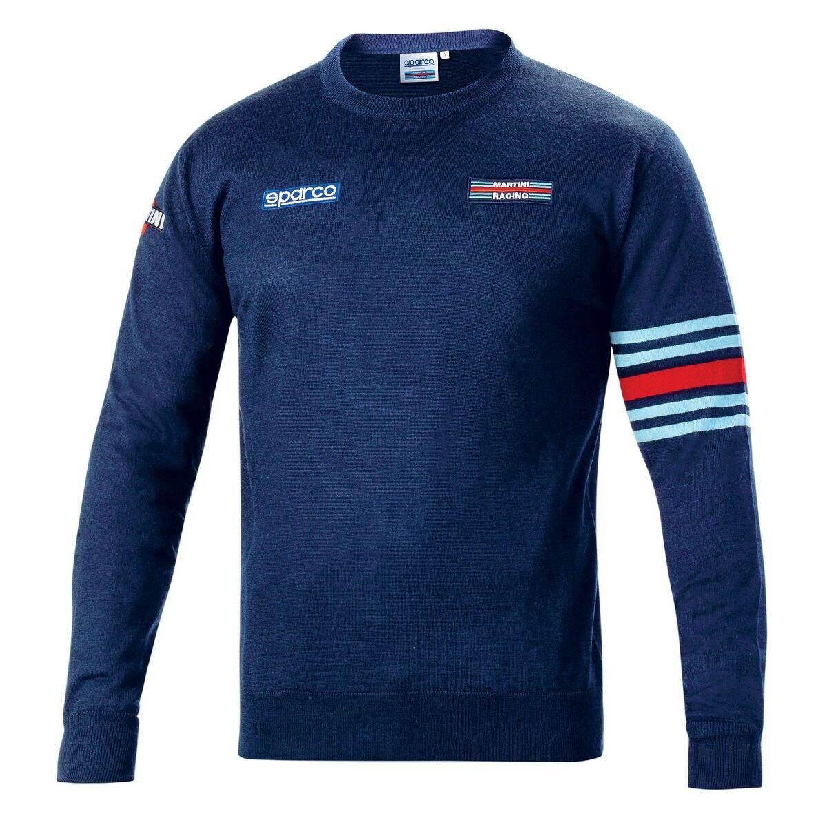 Sweaters uden Hætte til Mænd Sparco Martini Racing Mørkeblå XL
