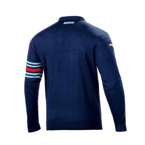 Sweaters uden Hætte til Mænd Sparco Martini Racing Mørkeblå XL