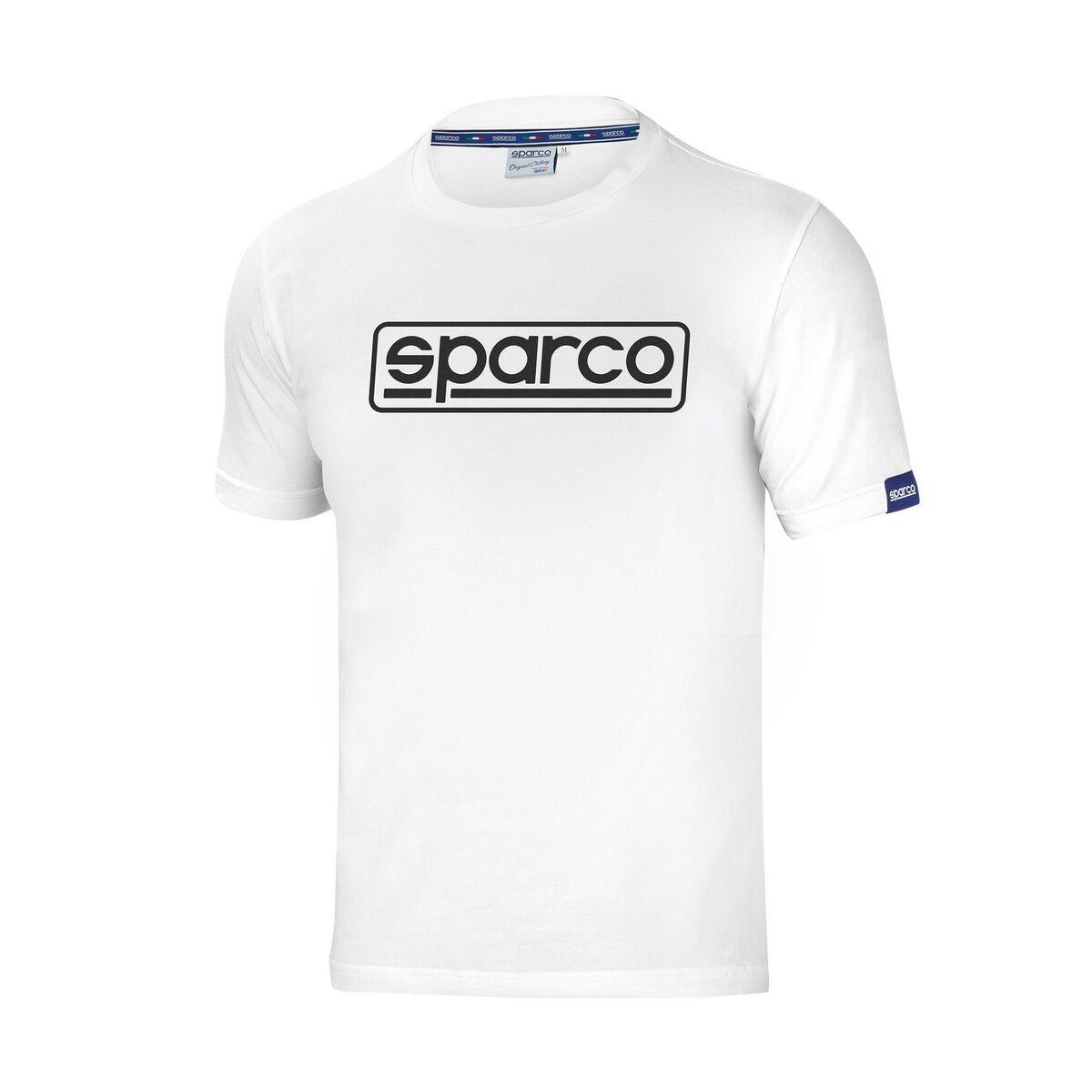 Kortærmet T-shirt til Mænd Sparco FRAME Hvid L