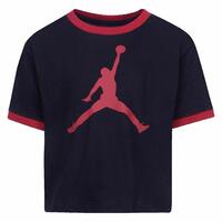 Børne Kortærmet T-shirt Nike Essentials Sort 13-15 år