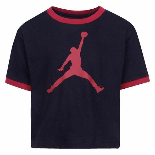 Børne Kortærmet T-shirt Nike Essentials Sort 13-15 år