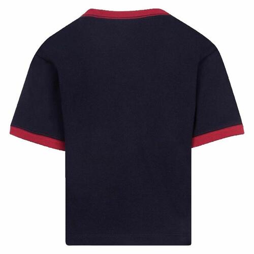Børne Kortærmet T-shirt Nike Essentials Sort 13-15 år