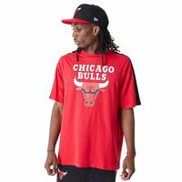 Kortærmet T-shirt til Mænd New Era NBA Rød L