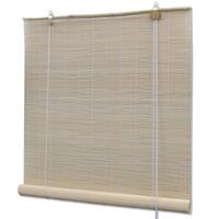 Rullegardin 100x220 cm bambus naturfarvet
