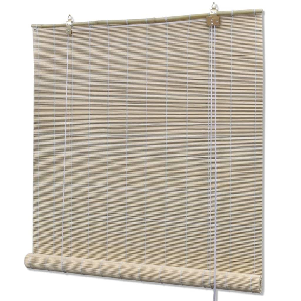 Rullegardin 100x220 cm bambus naturfarvet