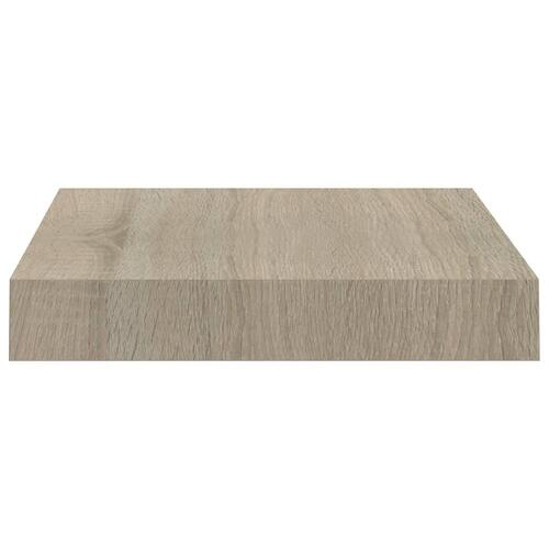 Væghylder 4 stk. 23x23,5x3,8 cm MDF egetræsfarve