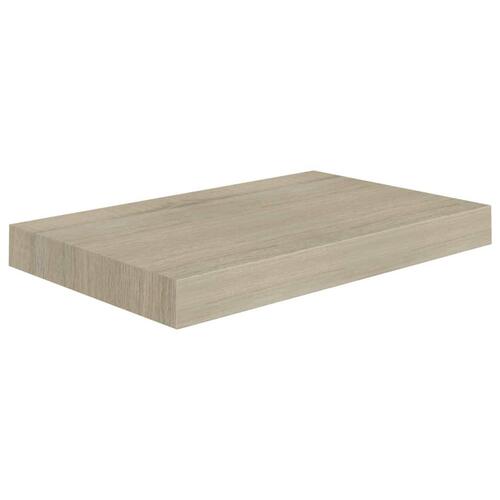 Væghylde 40x23x3,8 cm MDF egetræsfarve