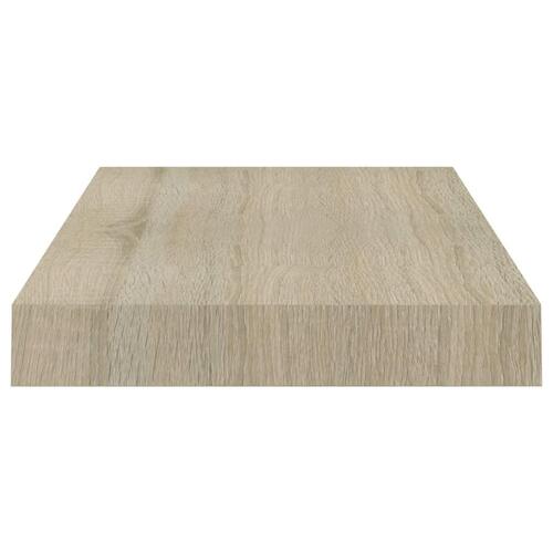 Væghylde 40x23x3,8 cm MDF egetræsfarve
