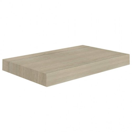 Væghylder 2 stk. 40x23x3,8 cm MDF egetræsfarve
