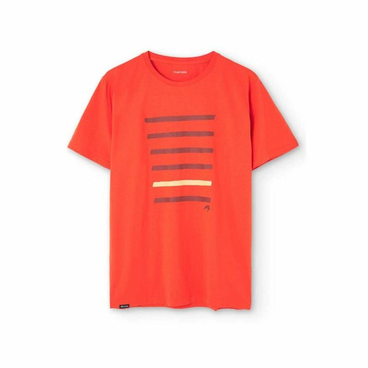 Astore Maxi kortærmet T-shirt til mænd - mørk orange, XL