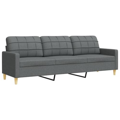 2 personers sofa stof mørkegrå