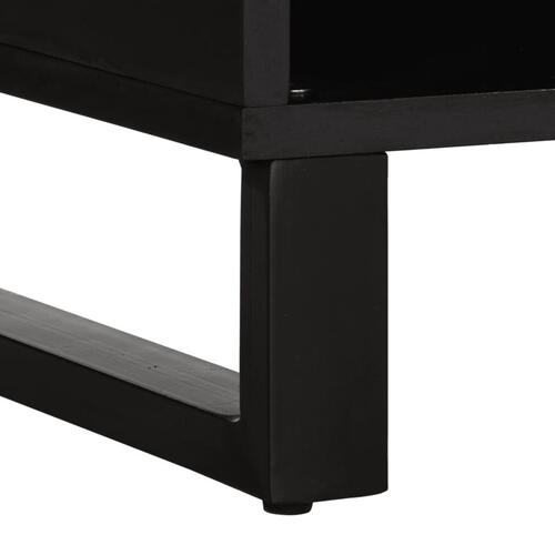 Skab 80x34x75 cm massivt akacietræ