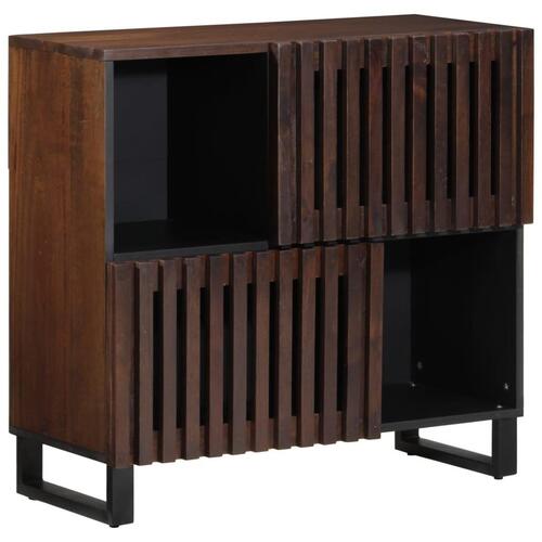 Skænk 80x34x75 cm massivt mangotræ brun