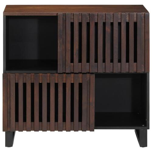 Skænk 80x34x75 cm massivt mangotræ brun
