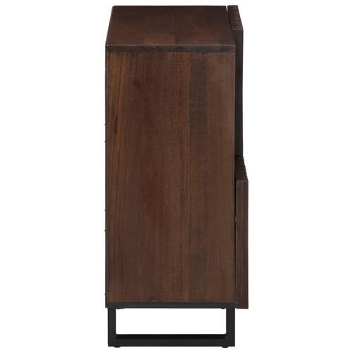 Skænk 80x34x75 cm massivt mangotræ brun