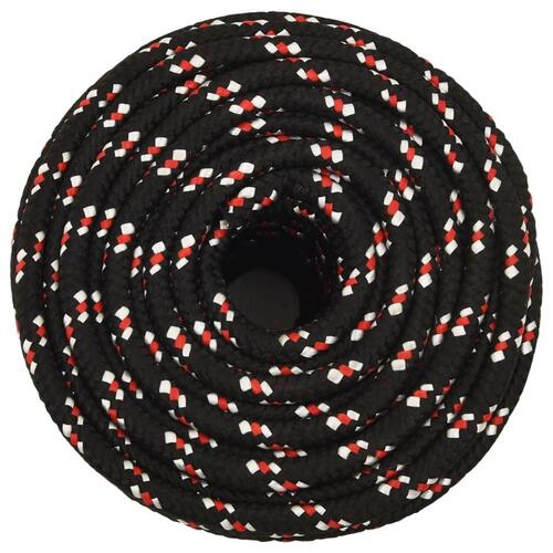 Tovværk til båd 18 mm 25 m polypropylen sort