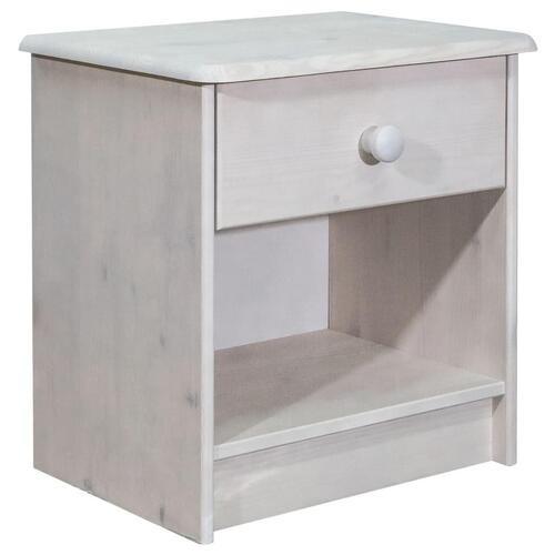 Sengeskab 41x30x42 cm massivt fyrretræ