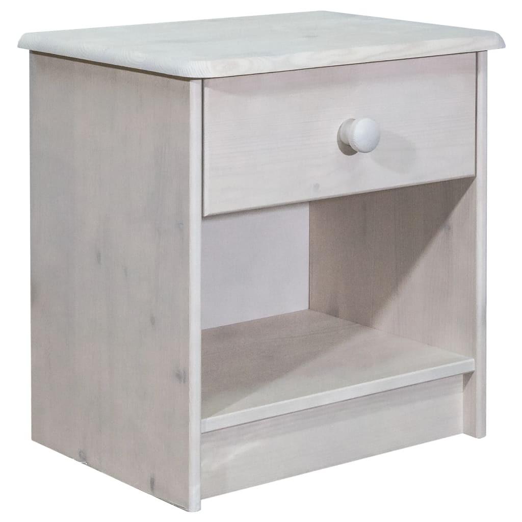 Sengeskab 41x30x42 cm massivt fyrretræ