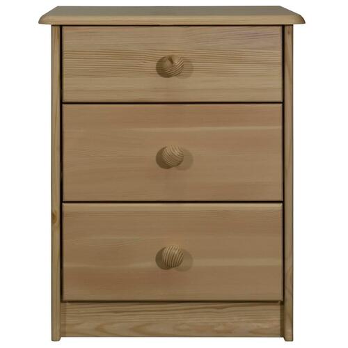Kommode 43x34x53 cm massivt fyrretræ
