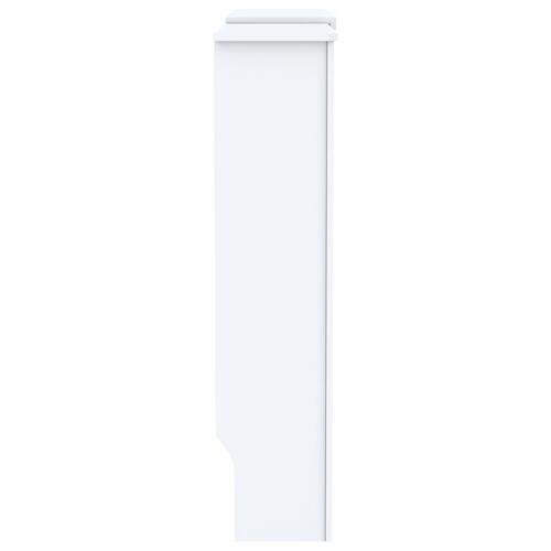 Radiatorskjuler 205 cm MDF hvid