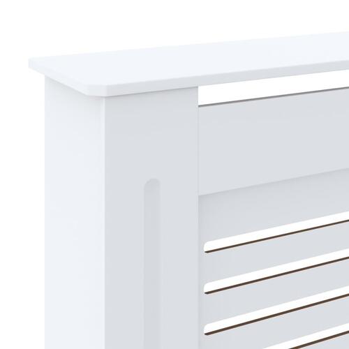 Radiatorskjuler 205 cm MDF hvid