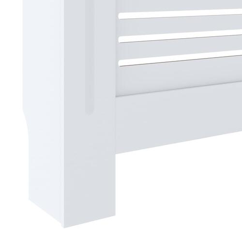 Radiatorskjuler 205 cm MDF hvid