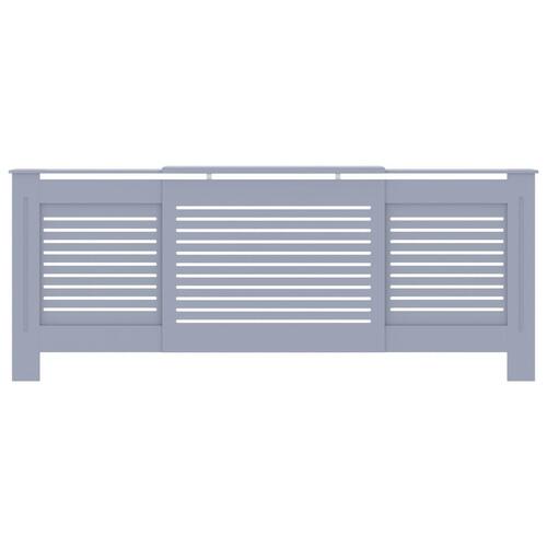 Radiatorskjuler 205 cm MDF grå