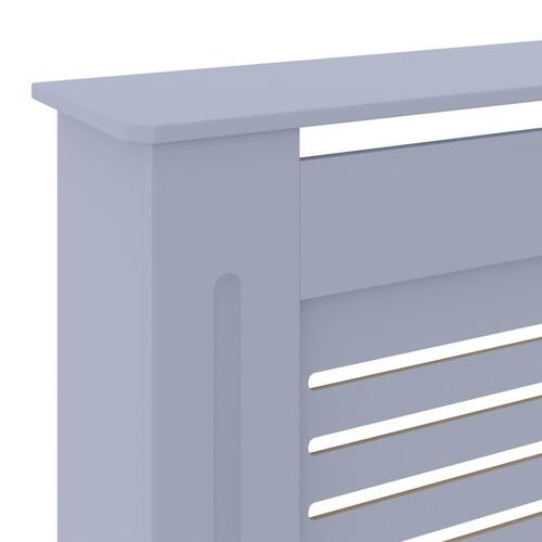 Radiatorskjuler 205 cm MDF grå