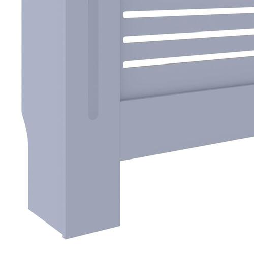 Radiatorskjuler 205 cm MDF grå