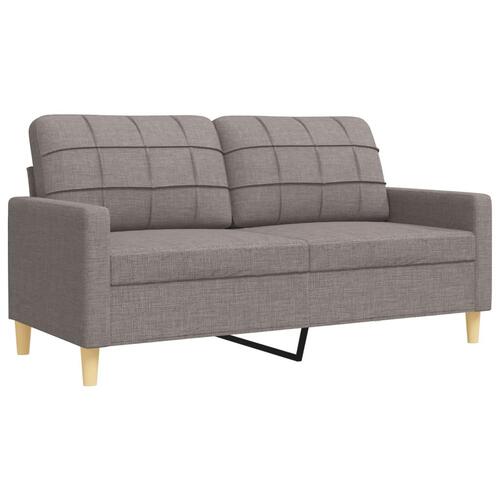 3 personers sofa stof gråbrun