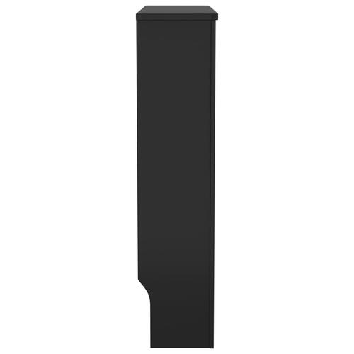 Radiatorskjuler 78 cm MDF sort