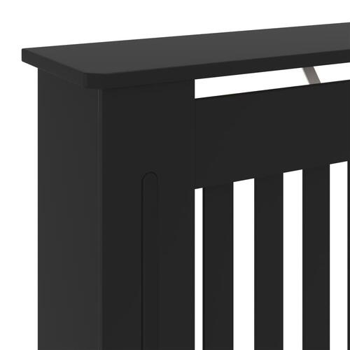 Radiatorskjuler 78 cm MDF sort