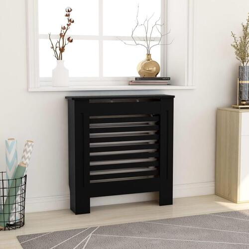 Radiatorskjuler 78 cm MDF sort