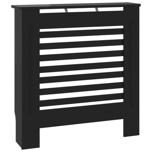 Radiatorskjuler 78 cm MDF sort
