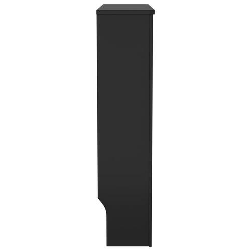 Radiatorskjuler 78 cm MDF sort