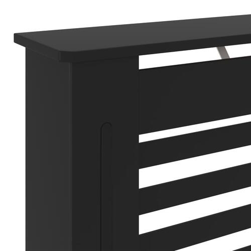Radiatorskjuler 78 cm MDF sort