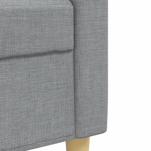 3 personers sofa stof lysegrå