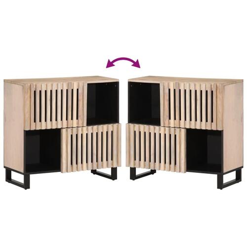 Skænk 80x34x75 cm massivt mangotræ