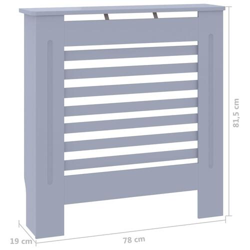 Radiatorskjuler 78 cm MDF grå