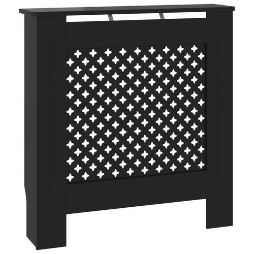 Radiatorskjuler 78 cm MDF sort