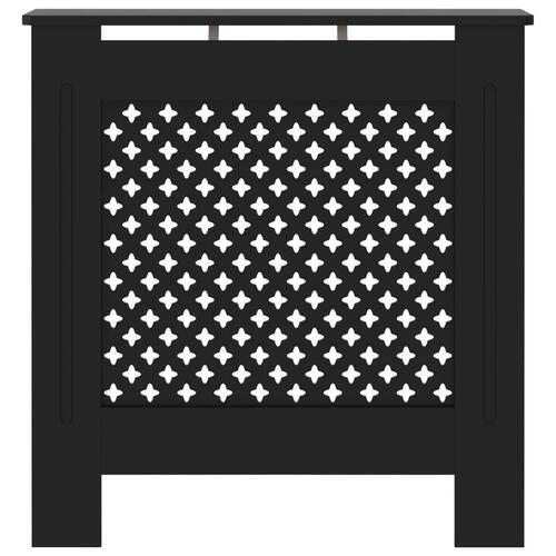 Radiatorskjuler 78 cm MDF sort