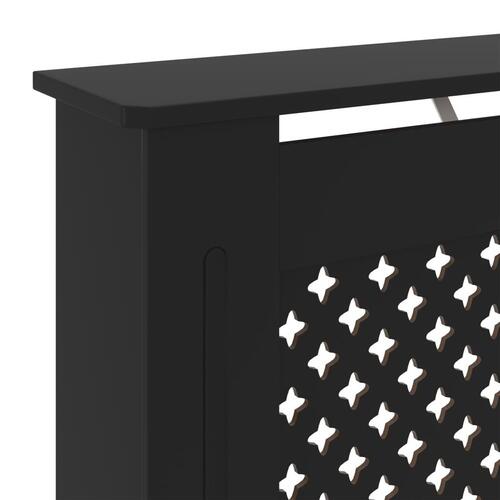 Radiatorskjuler 78 cm MDF sort