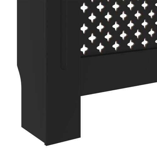 Radiatorskjuler 78 cm MDF sort