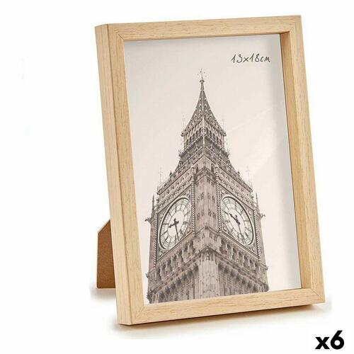 Fotoramme 15,6 x 2 x 20,7 cm Brun Plastik (6 enheder)