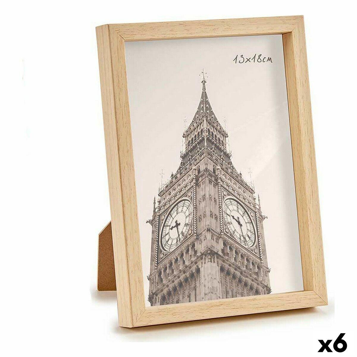 Fotoramme 15,6 x 2 x 20,7 cm Brun Plastik (6 enheder)