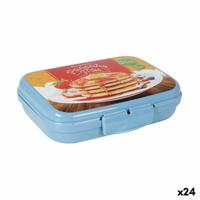 Madkasse til Sandwich Titiz Plastik 600 ml 16 x 12 x 4 cm (24 enheder)