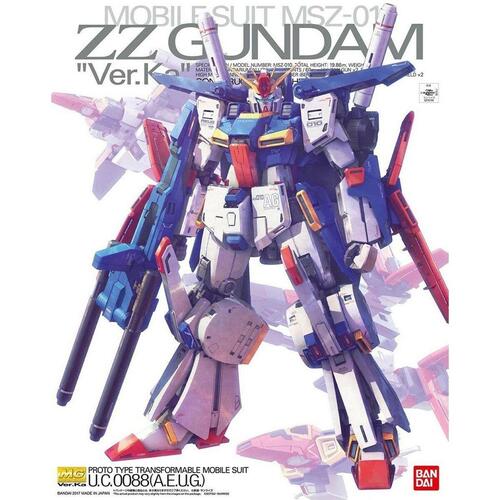 Action Figurer Bandai ZZ GUNDAM VER.KA