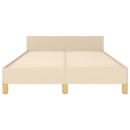 Sengeramme uden madras Creme 120x200 cm Stof