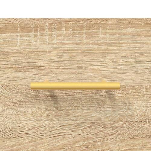 Sengebord 40x35x47,5 cm konstrueret træ sonoma-eg