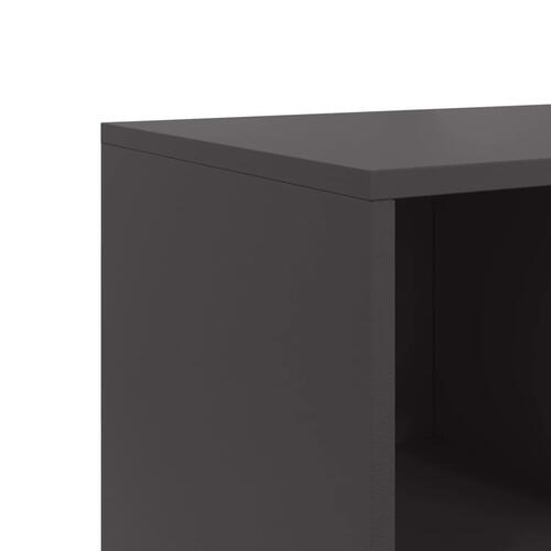 Skænk 100,5x39x72 cm stål sort